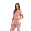 Bluzka medyczna SCRUBS MEDI TEDDY  - COSTA DUSTY ROSE